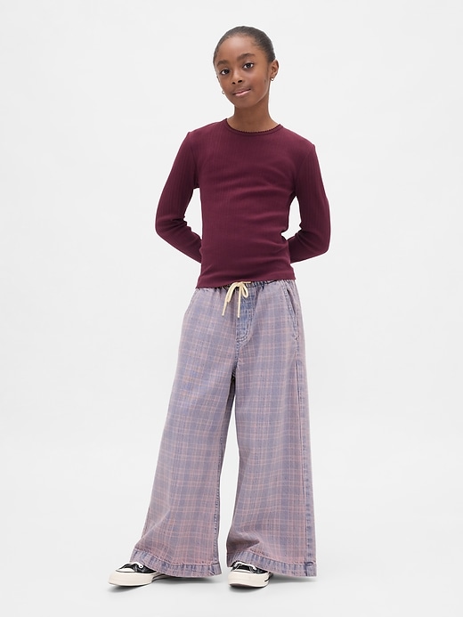 jeans amples taille basse pour enfants