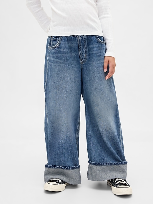 jeans amples à taille basse pour enfants