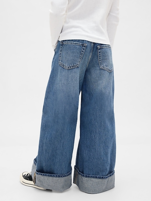 jeans amples à taille basse pour enfants