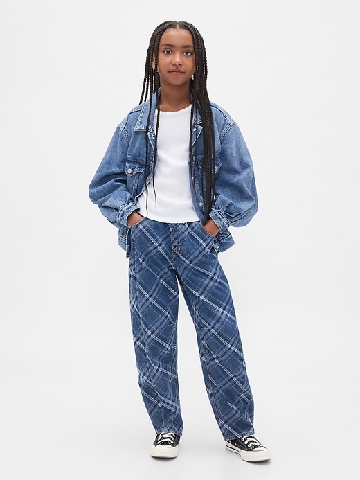 jeans taille haute easy barrel pour enfants