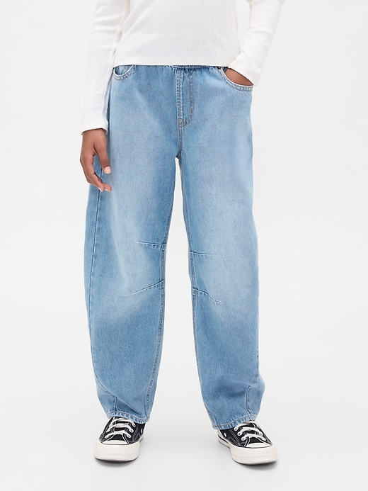 jeans taille haute easy barrel pour enfants