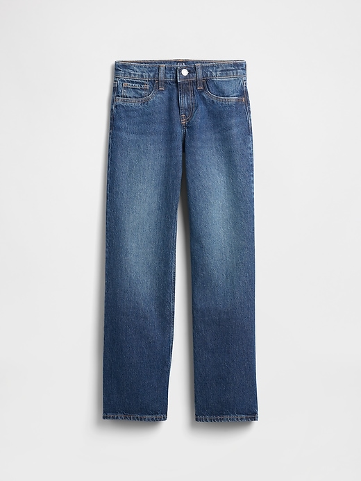 jeans droits taille basse pour enfants