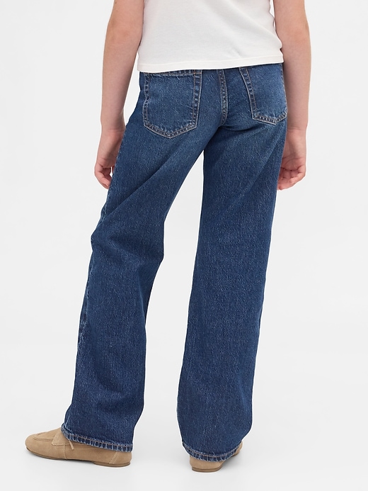 jeans droits taille basse pour enfants
