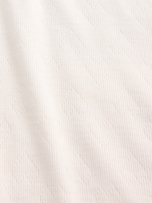 t-shirt pyjama enfant en maille ajourée recyclée