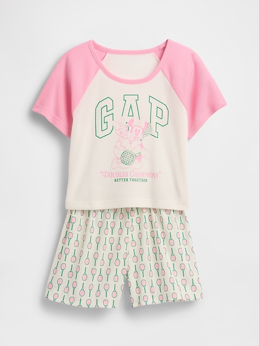 ensemble short de pyjama recyclé gap × disney pour enfants