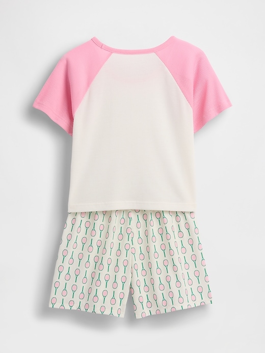 ensemble short de pyjama recyclé gap × disney pour enfants