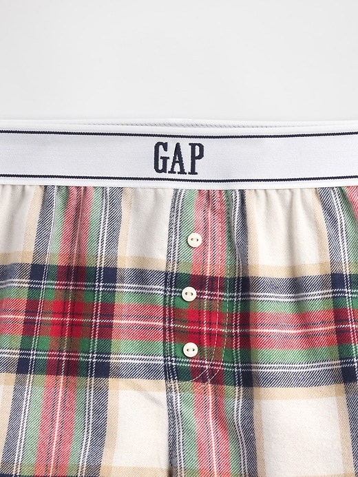 boxers de pyjama en flanelle recyclée pour enfants