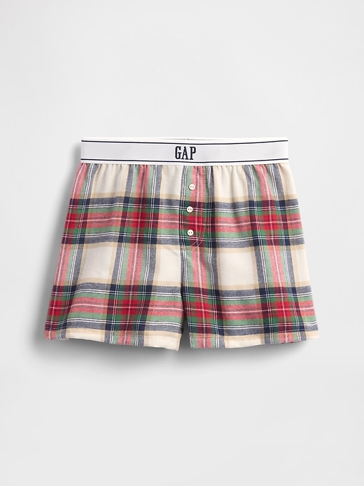 boxers de pyjama en flanelle recyclée pour enfants