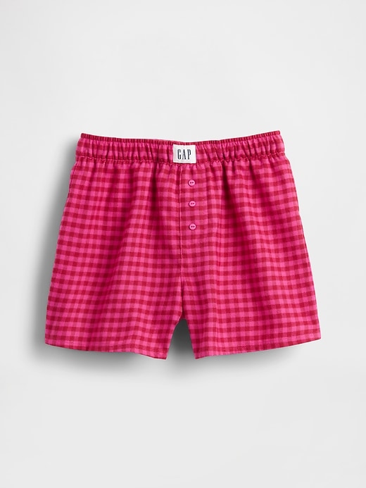 boxers de pyjama en flanelle recyclée pour enfants