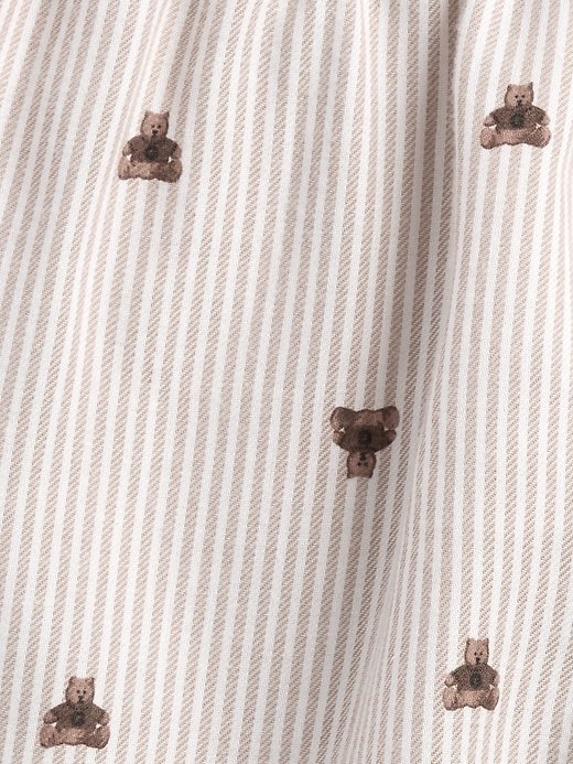 boxers de pyjama en flanelle recyclée pour enfants