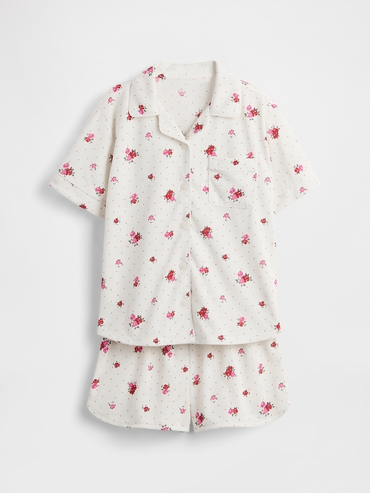 ensemble short de pyjama recyclé pour enfants