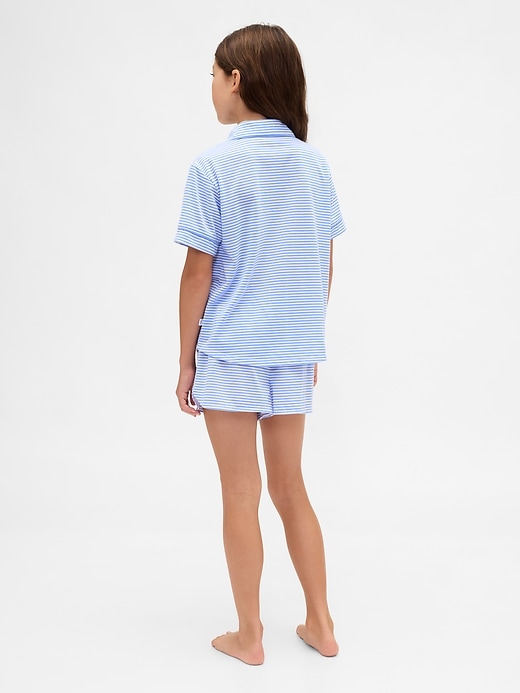 ensemble short de pyjama recyclé pour enfants