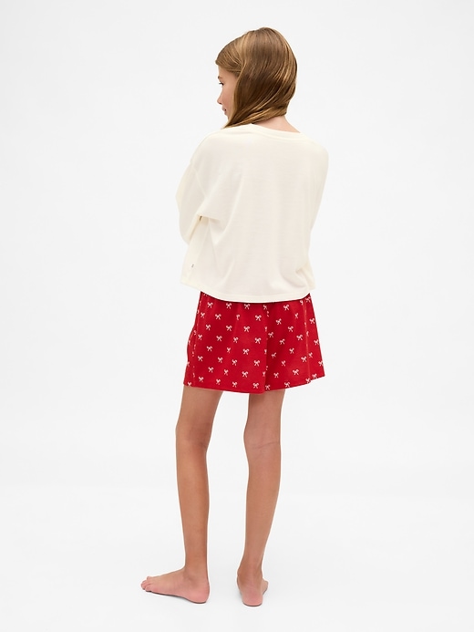 ensemble short de pyjama recyclé pour enfants