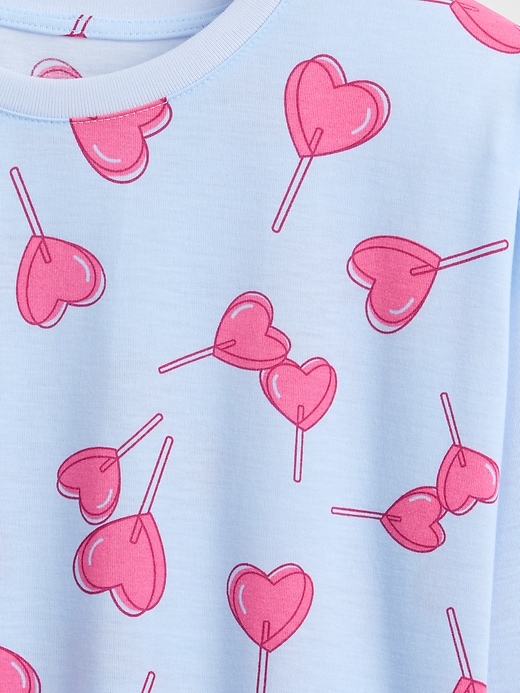 ensemble short de pyjama recyclé pour enfants