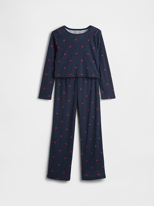 ensemble pyjama enfant en maille ajourée recyclée
