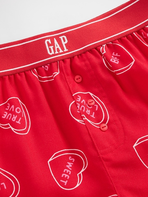 boxers de pyjama en flanelle recyclée pour enfants