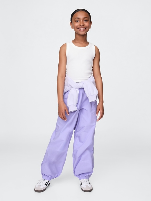 pantalons de jogging amples en popeline pour enfants