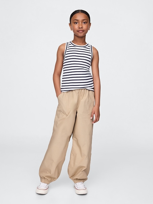 pantalons de jogging amples en popeline pour enfants