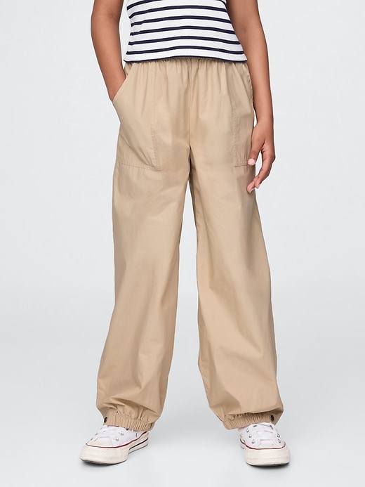 pantalons de jogging amples en popeline pour enfants