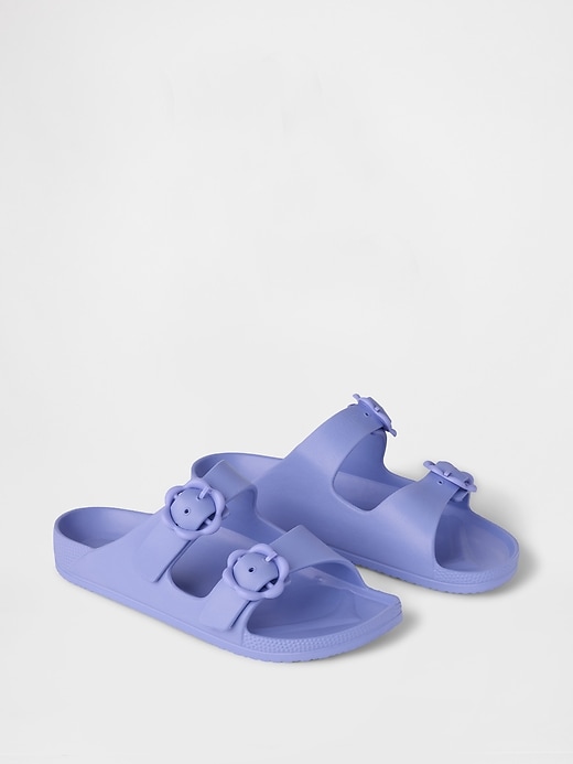 sandales pour enfants en eva à boucle fleur