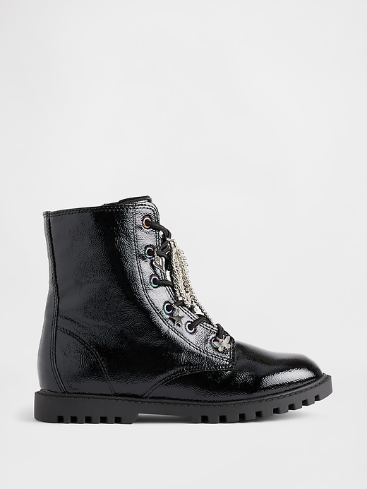 bottes à lacets pour enfants