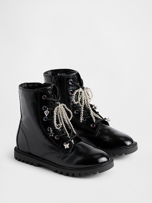 bottes à lacets pour enfants