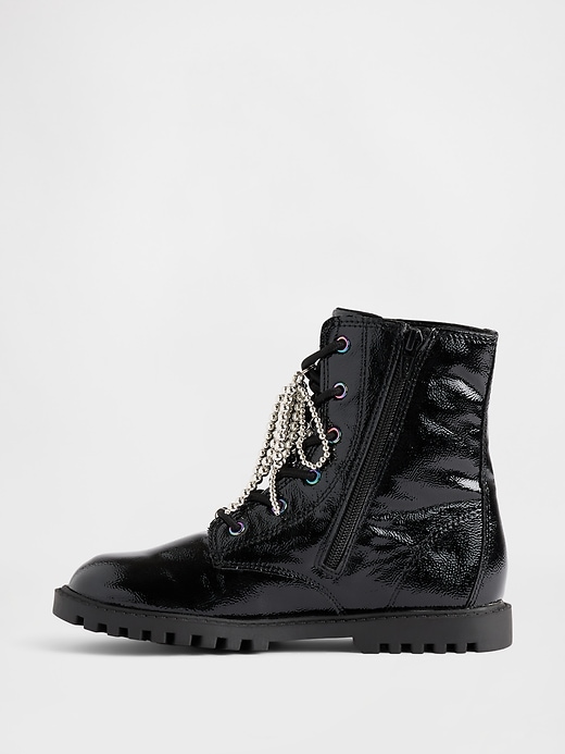 bottes à lacets pour enfants