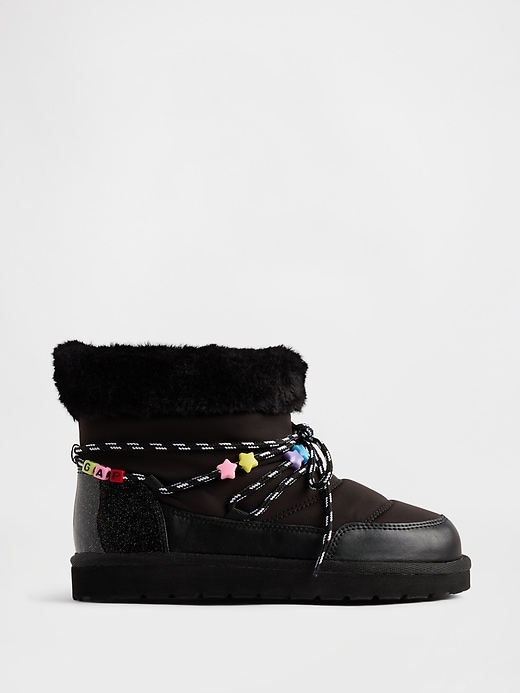 bottes matelassées à charme pour enfants