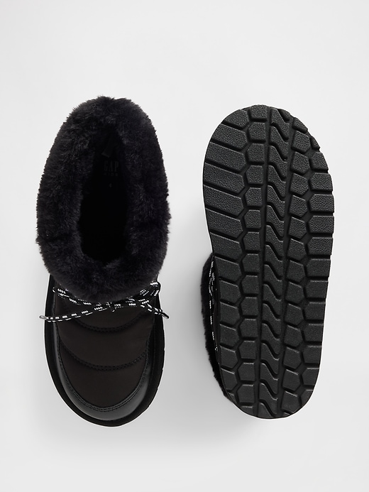 bottes matelassées à charme pour enfants