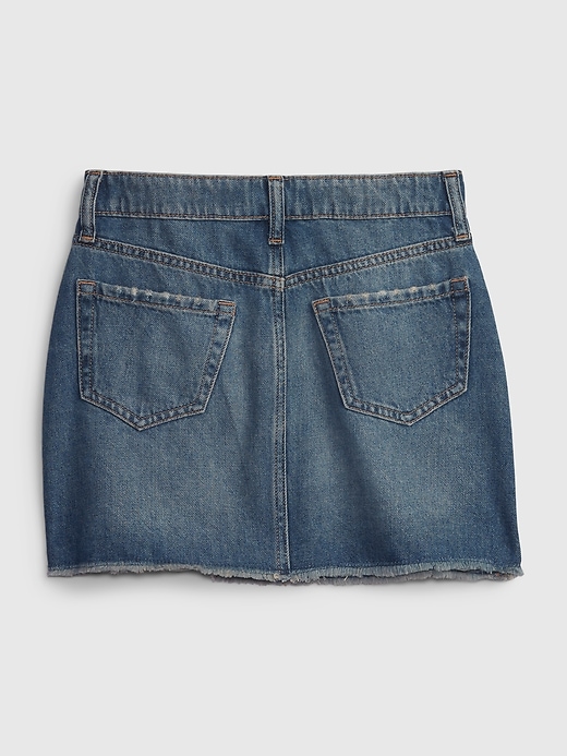 jupe en jean taille haute pour enfants
