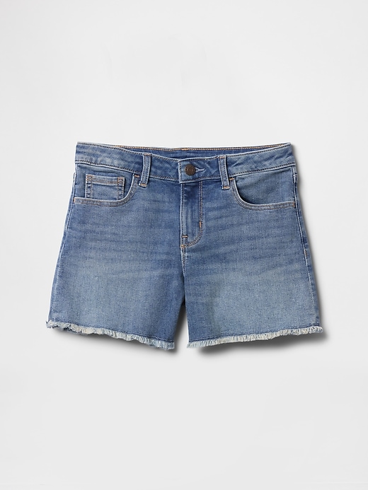 short midi en jean pour enfants