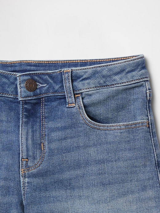short midi en jean pour enfants