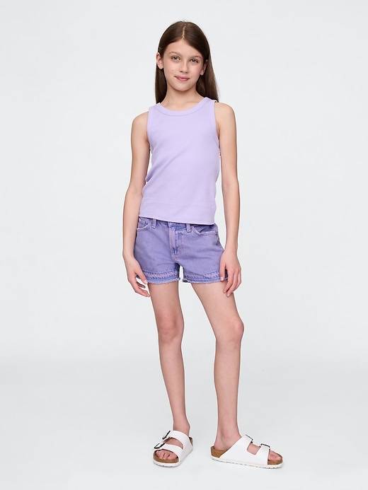 short en jean stride taille basse pour enfants