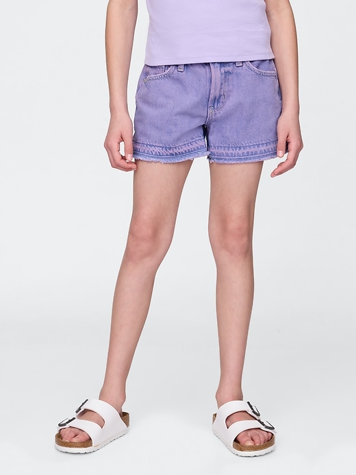 short en jean stride taille basse pour enfants