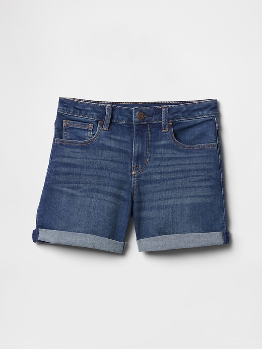 short midi en jean pour enfants