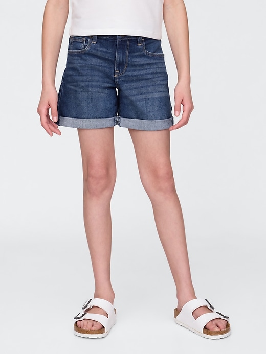 short midi en jean pour enfants