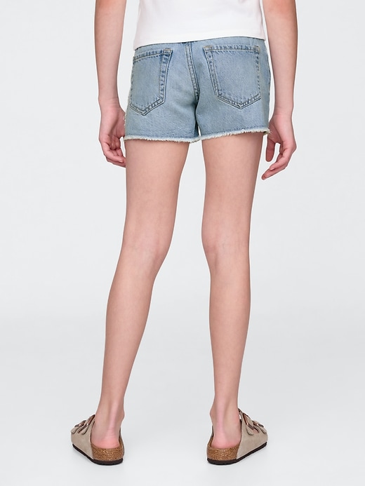 short en jean stride taille basse pour enfants