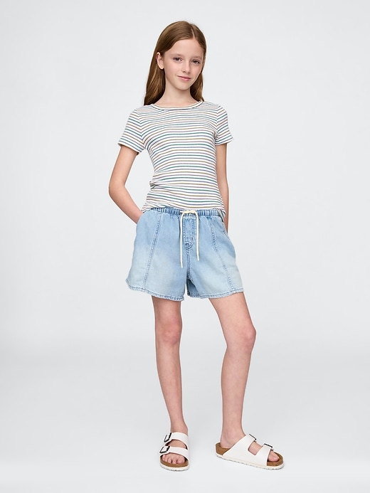 shorts en denim ultra-doux pour enfants