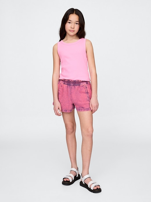 shorts en jean faciles à porter pour enfants