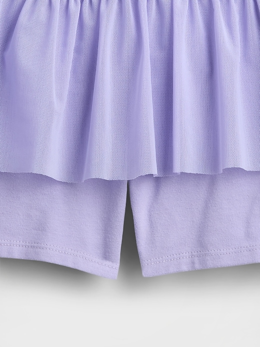 jupe-short facile en maille pour enfants