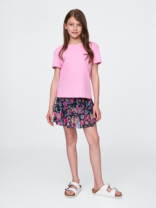 jupe-short facile en maille pour enfants