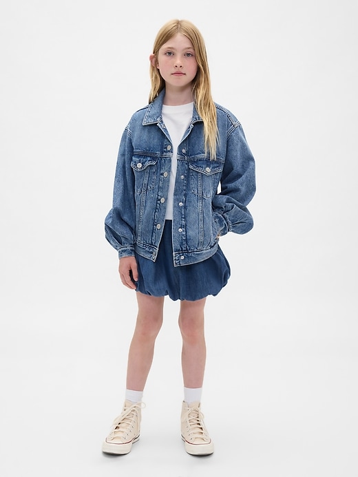 jupe bouffante en jean pour enfant