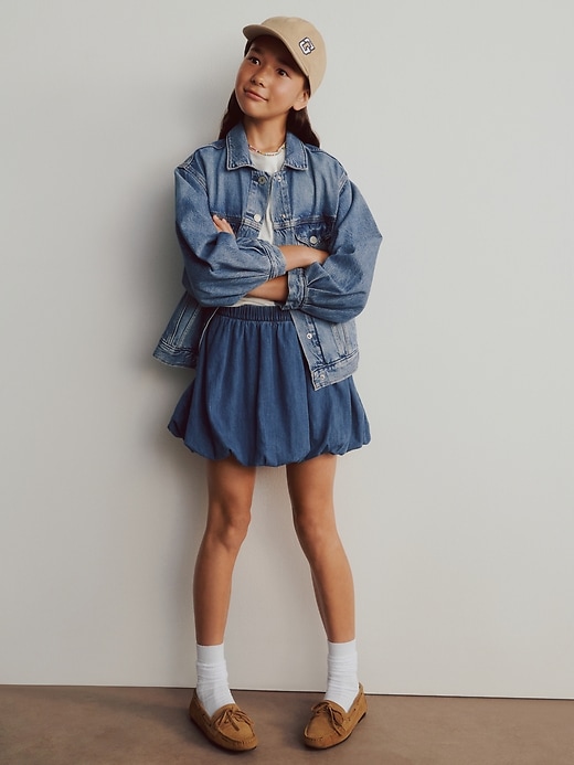 jupe bouffante en jean pour enfant
