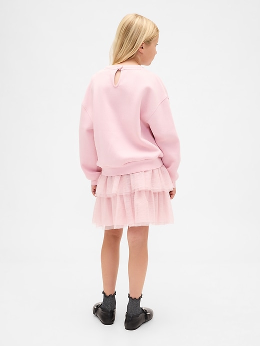 jupe en tulle à volants pour enfants