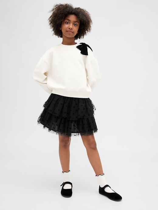 jupe en tulle à volants pour enfants