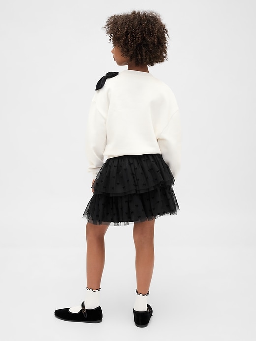 jupe en tulle à volants pour enfants