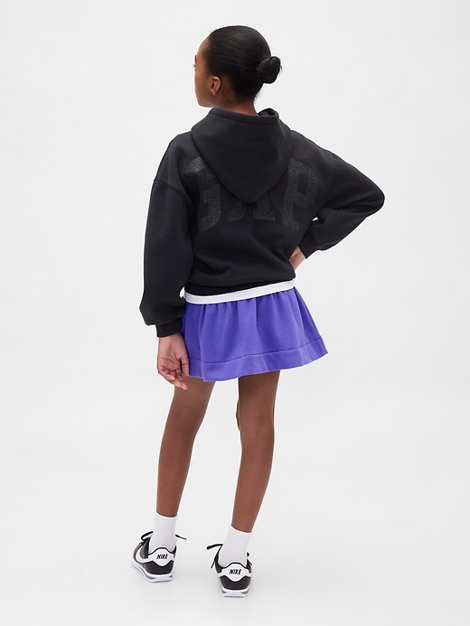 jupe smockée douce style vintage pour enfants