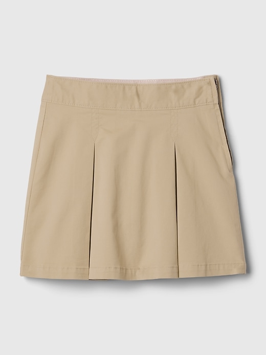 jupe-short plissée kaki pour enfant