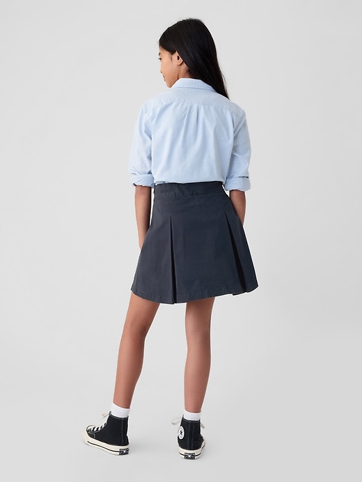 jupe-short plissée kaki pour enfant