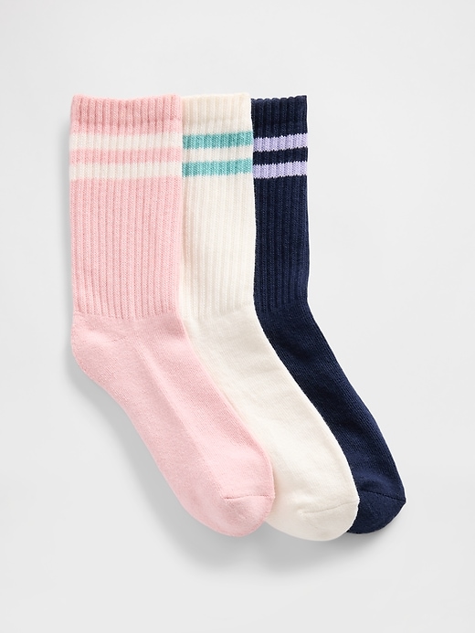 chaussettes montantes souples pour enfants paquet de 3